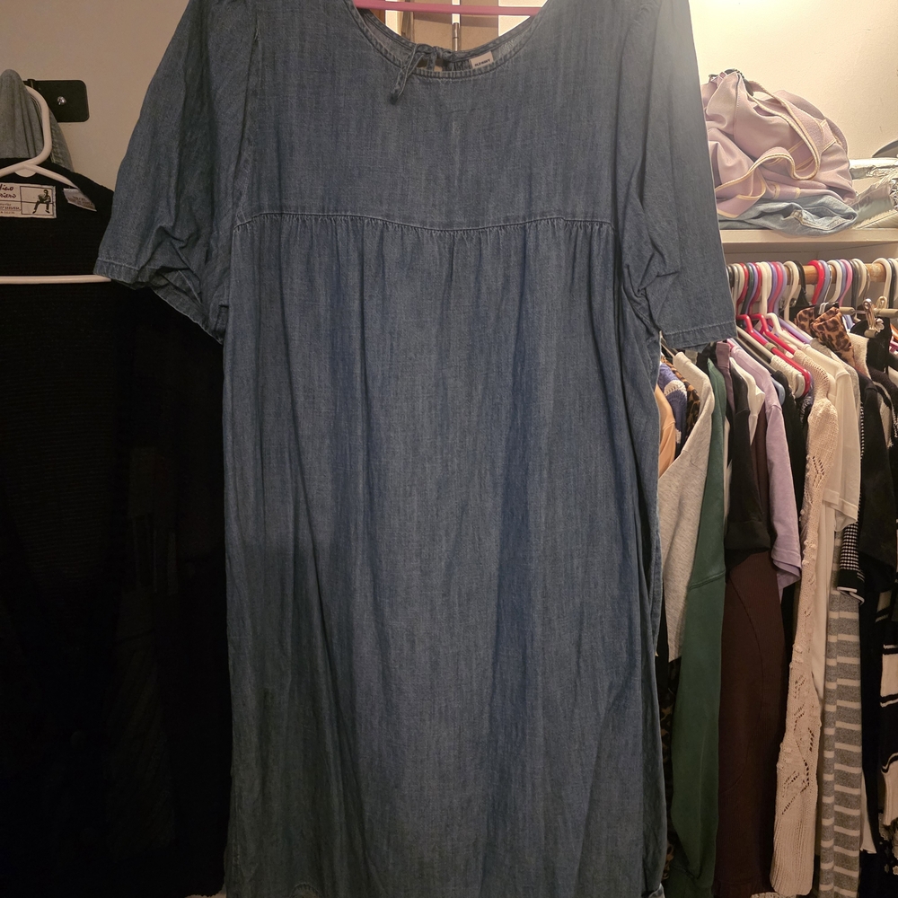 Blue Denim Dress